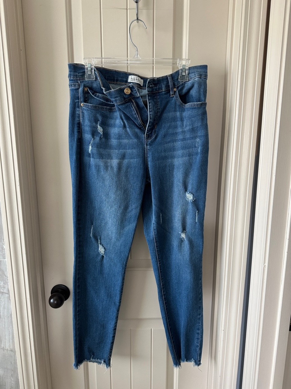 Nicole Miller Dark Blue High Rise Skinny Jeans